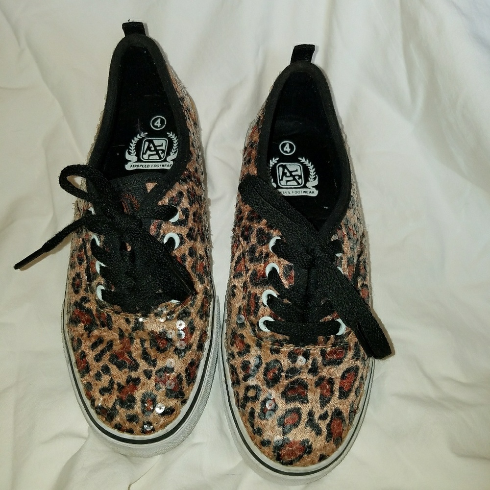 Airspeed Animal Print Sneakers Size 4